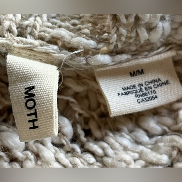 Anthropologie Moth Eyelet Crochet Sweater - Picture 4 of 5